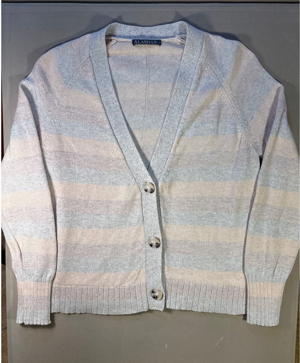 Alashan Cotton/Cashmere Cardigan. Women's size small.